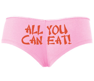 All You Can Eat Chinese Takaway Style - Pink Boyshort