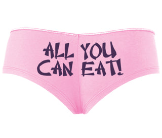 All You Can Eat Chinese Takaway Style - Pink Boyshort