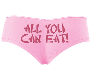 All You Can Eat Chinese Takaway Style - Pink Boyshort