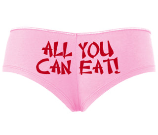 All You Can Eat Chinese Takaway Style - Pink Boyshort