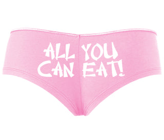 All You Can Eat Chinese Takaway Style - Pink Boyshort