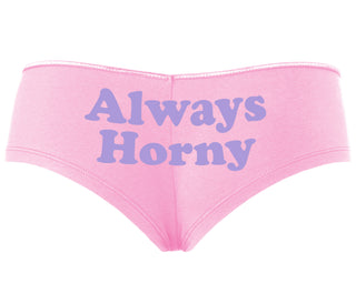Always Horny - Pink Boyshort