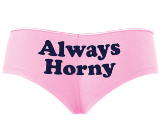 Always Horny - Pink Boyshort
