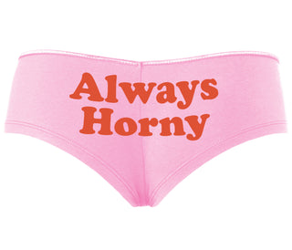 Always Horny - Pink Boyshort