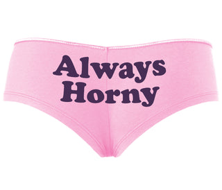 Always Horny - Pink Boyshort