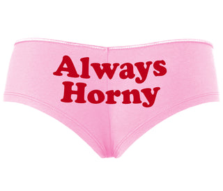 Always Horny - Pink Boyshort