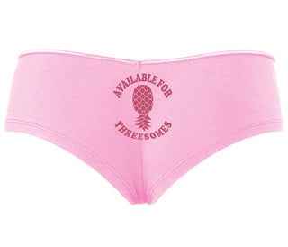 Available for Threesomes - Swinger Pineapple - Pink Boy Short