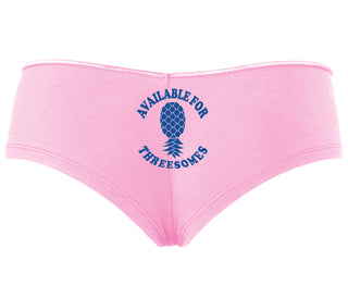 Available for Threesomes - Swinger Pineapple - Pink Boy Short