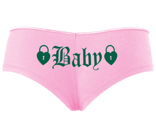 Baby Goth Look With Locks - Pink Boyshort