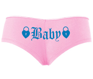 Baby Goth Look With Locks - Pink Boyshort