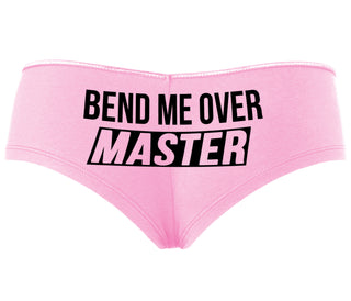 Bend Me Over Master - Pink Boyshort