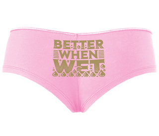 Better When Wet - Pink Boyshort