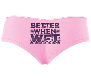 Better When Wet - Pink Boyshort
