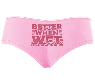 Better When Wet - Pink Boyshort