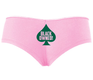 Black Owned - Queen of Spades - Pink Boyshort