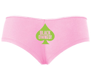 Black Owned - Queen of Spades - Pink Boyshort