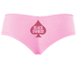 Black Owned - Queen of Spades - Pink Boyshort