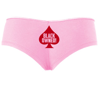 Black Owned - Queen of Spades - Pink Boyshort