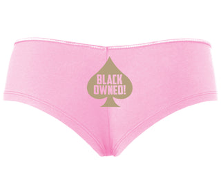 Black Owned - Queen of Spades - Pink Boyshort
