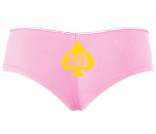 Black Owned - Queen of Spades - Pink Boyshort