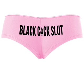 Black Cock Slut - Queen of Spades - Pink Boyshort
