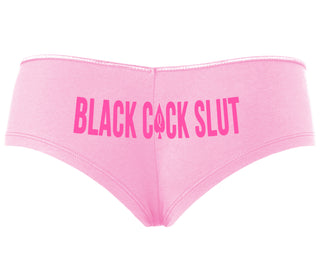 Black Cock Slut - Queen of Spades - Pink Boyshort