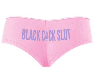 Black Cock Slut - Queen of Spades - Pink Boyshort