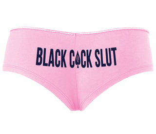 Black Cock Slut - Queen of Spades - Pink Boyshort