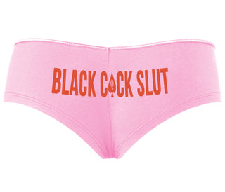 Black Cock Slut - Queen of Spades - Pink Boyshort