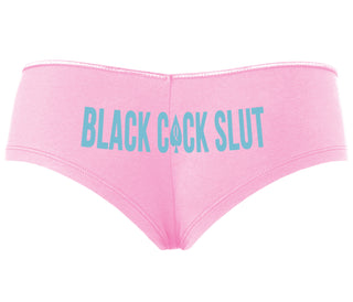 Black Cock Slut - Queen of Spades - Pink Boyshort