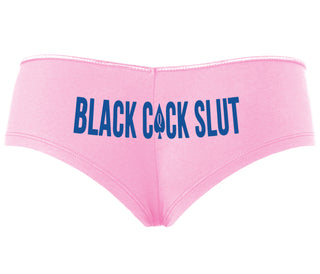 Black Cock Slut - Queen of Spades - Pink Boyshort