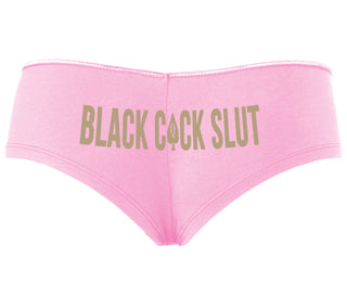 Black Cock Slut - Queen of Spades - Pink Boyshort