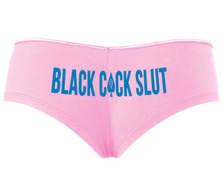 Black Cock Slut - Queen of Spades - Pink Boyshort