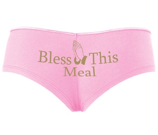 Bless This Meal - Pink Boyshort
