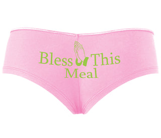 Bless This Meal - Pink Boyshort