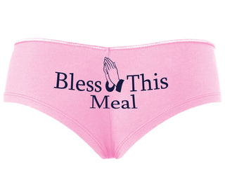 Bless This Meal - Pink Boyshort