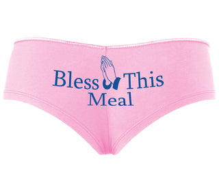 Bless This Meal - Pink Boyshort