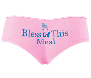 Bless This Meal - Pink Boyshort