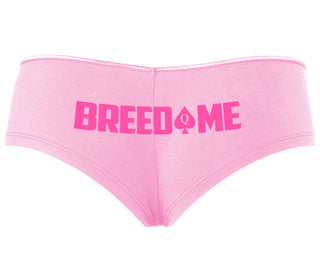 Breed Me - Queen of Spades - Pink Boyshort