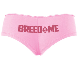 Breed Me - Queen of Spades - Pink Boyshort