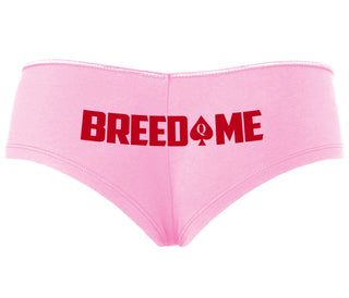 Breed Me - Queen of Spades - Pink Boyshort