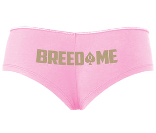 Breed Me - Queen of Spades - Pink Boyshort