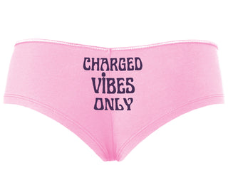 Charged Vibes Only - Pink Boyshort