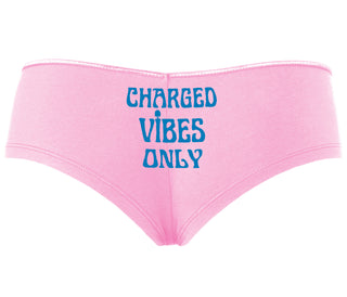 Charged Vibes Only - Pink Boyshort