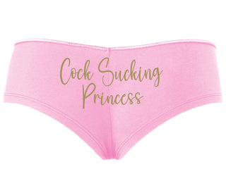 Cock Sucking Princess - Pink Boyshort