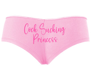 Cock Sucking Princess - Pink Boyshort