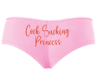 Cock Sucking Princess - Pink Boyshort