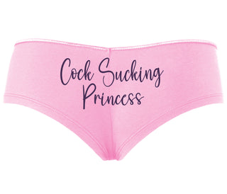 Cock Sucking Princess - Pink Boyshort