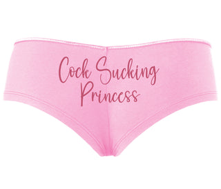 Cock Sucking Princess - Pink Boyshort