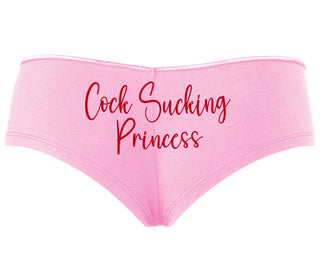 Cock Sucking Princess - Pink Boyshort